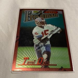 Terrell Owens 1996 Topps Finest Rookie Card San Francisco 49ers